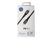 Laddkabel USB-C/USB-C 60W 1,2 m